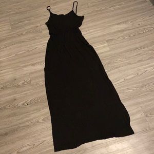Black maxi dress